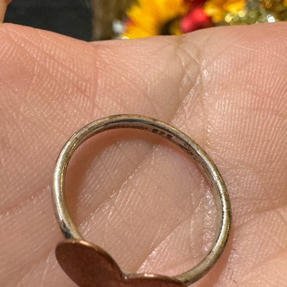 .925 sterling silver and copper handmade ring ✨ - Picture 11 of 11